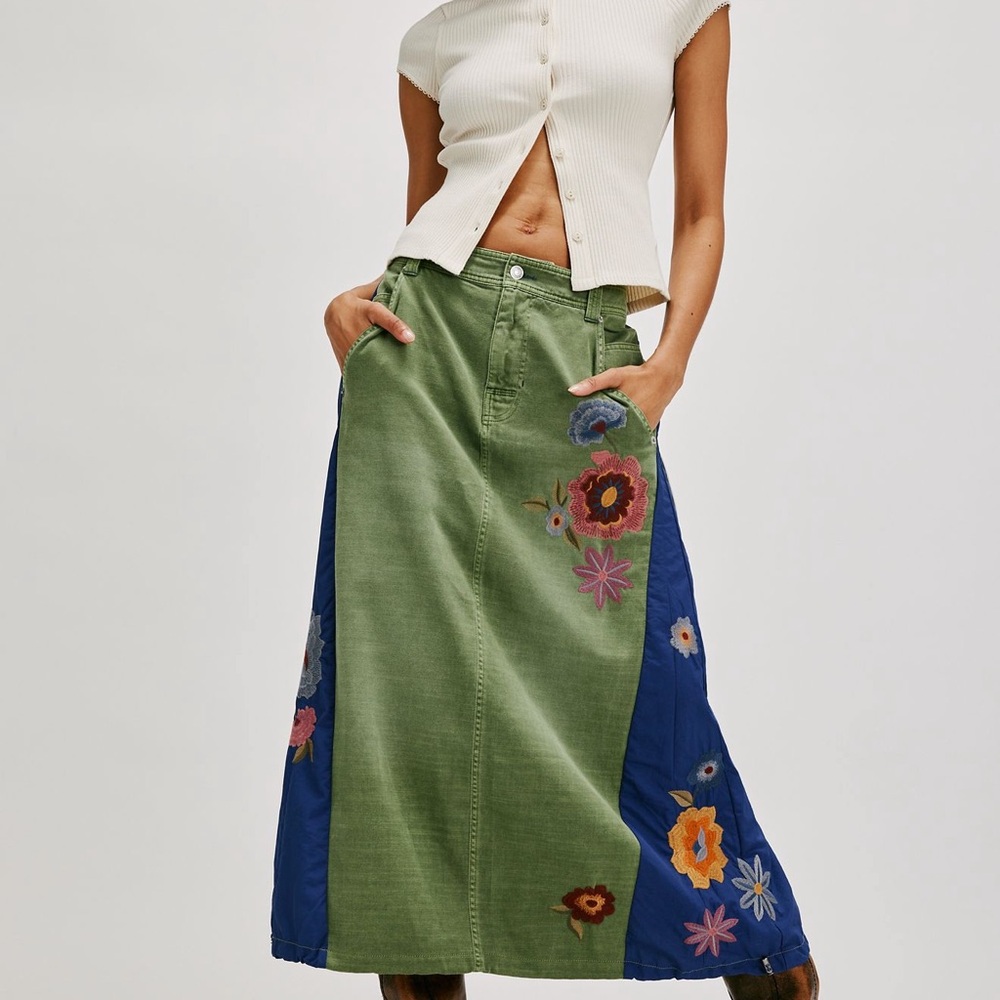 Free People Front Runner Skirt XS - Picture 6 of 9